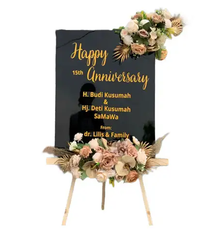 Papan Bunga Akrilik Aek Bilah